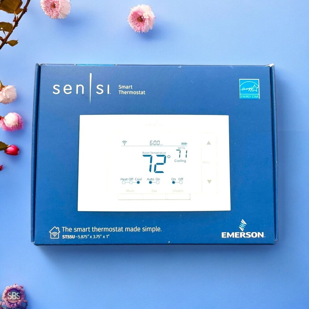 Emerson Sensi ST55U Wi-Fi Smart Home Thermostat - Alexa - New Factory Sealed